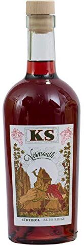 Roner KS Vermouth Rosso (1x 0,7 l) Vermut Alto Adige Lago di Caldaro Distilleria Artigianale Alto Adige Südtirol piu premiata d'Italia 700 ml