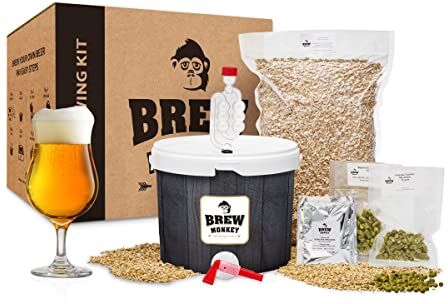 Brew Monkey ® Kit Per Fare La Birra Triple   Kit Base 5 L   8,2% VOL.   Kit Per La Produzione Di Birra A Casa   Idee Regalo Uomo   Kit Birra   Regali Uomo Originali