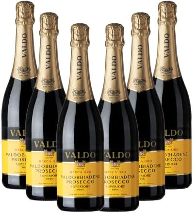 Valdo Marca Oro bbiadene Prosecco Superiore DOCG, 750 ml x 6