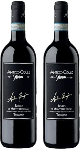 Antico Colle 2 bottiglie di Rosso di Montepulciano DOC Toscana biologico 2021  2x0,75 litri