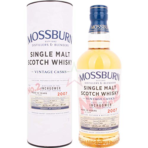 Linkwood Mossburn Inchgower 10 Years Old Vintage Casks Single Malt Scotch Whisky 2007-700 ml