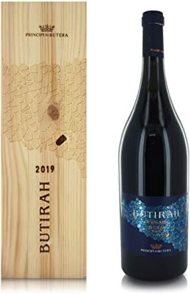 PRINCIPI DI BUTERA Vino Rosso Butirah Syrah Sicilia DOC, Cassetta di Legno, Magnum 1,5 Lt