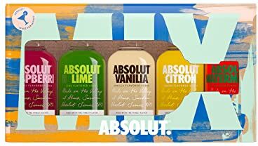 ABSOLUT Mixed Flavours Miniset ( X Cl) Pack @ S Vodka 50 ml