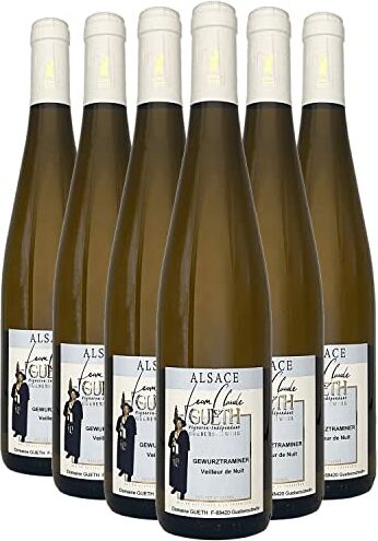 Generico Alsace Douceur Gewurztraminer Veilleur de Nuit Manala bianco 2022 Organico Domaine Gueth DOP Alsazia Francia Vitigni Gewurztraminer 12x75cl