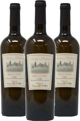 Generic X3 Bellone Lazio Antico Podere Vino Bianco Giovanni D'Offizi 3X75cl