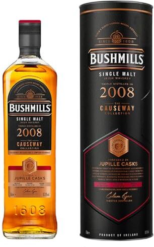 Bushmills THE CAUSEWAY COLLECTION Single Malt Irish Whisky Jupille Casks 2008 55,1% Vol. 0,7l in Giftbox