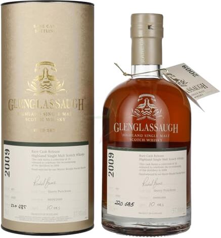 Glenglassaugh 10 Years Old RARE CASK RELEASE 2009 Sherry Puncheon Batch 4 57,90% 0,70 lt.