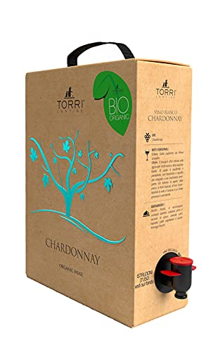 Torri Cantine Vino bianco Bag in Box Chardonnay Biologico 3 Litri