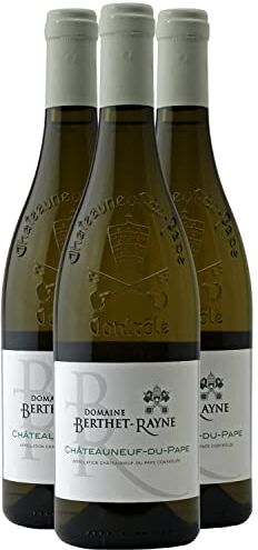 Generico Châteauneuf-du-Pape bianco 2021 Organico Domaine Berthet-Rayne DOP Valle del Rodano Francia Vitigni Clairette,Bourboulenc,Roussanne 3x75cl