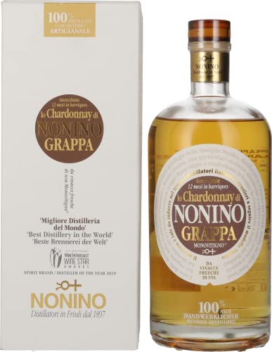 Nonino Distillerie , Grappa  Monovitigno Chardonnay Invecchiatain barriques 12 mesi bottiglia da 700 ml