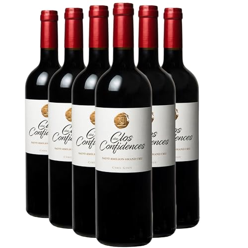 Generico Clos des Confidences Saint-Emilion Grand Cru rosso 2017 DOP Bordeaux Francia Vitigni Merlot,Cabernet Sauvignon 6x75cl