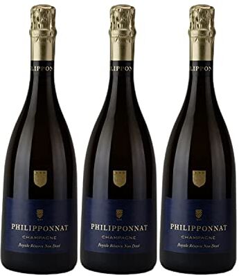 Generico Champagne Royale Réserve non dosé bianco Champagne Philipponnat DOP Champagne Francia Vitigni Pinot Noir,Chardonnay,Pinot Meunier 3x75cl