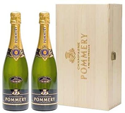 Pommery BRUT APANAGE 75 CL IN CONFEZIONE REGALO DI LEGNO 2 BOTTIGLIE