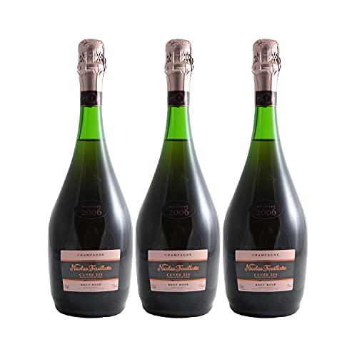 Generico Champagne Brut Cuvée 225 rosato 2006 Champagne Nicolas Feuillatte DOP Champagne Francia Vitigni Chardonnay,Pinot Noir 3x75cl
