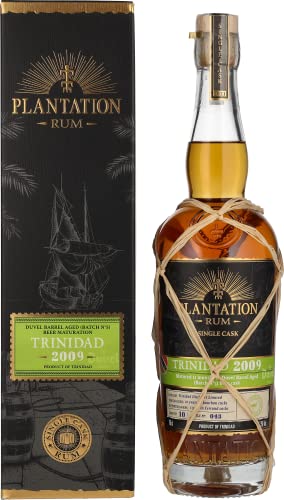 Plantation Rum Trinidad 2009 Beer Maturation Edition 2021 45.3% Vol 0.7 l in Confezione Regalo