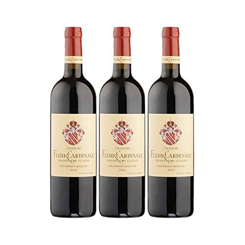 Generico Château Fleur Cardinale rosso 2014 DOP Saint-Emilion Grand Cru Bordeaux Francia Vitigni Merlot,Cabernet Sauvignon,Cabernet Franc 3x75cl