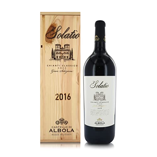 CASTELLO D'ALBOLA Vino Rosso Chianti Classico DOCG 2016, Il Solatio, Magnum 1,5 Lt in Cassetta di Legno