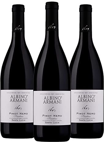 Giorgio Armani Trentino PINOT NERO Tasting Confezione da 3 bottiglie x 750 ml 3x Pinot Nero "Santa Lucia" Trentino DOC