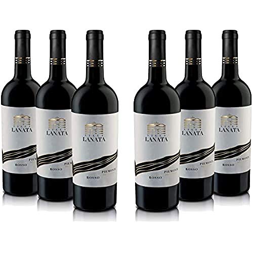 Villa Lanata Vino Rosso Piemonte Doc Rosso Pacco Da 6 X 750Ml