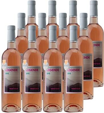 Genérico Ventoux Légende 1911 rosado 2021 Cave de Bonnieux DOP Valle del Ródano Francia Variedades de uva Sylvaner,Grenache 12x75cl