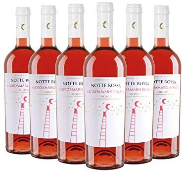 Notte Rossa Salento IGT Negroamaro Rosato  2020 6 bottiglie da 0,75 L