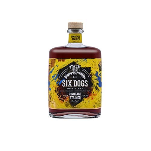 Six Dogs Distillery Gin Six Dogs Pinotage Stained 70cl
