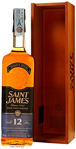 Saint James 12 Ans Rhum Vieux Agricole 43% Vol. 0,7l in Giftbox
