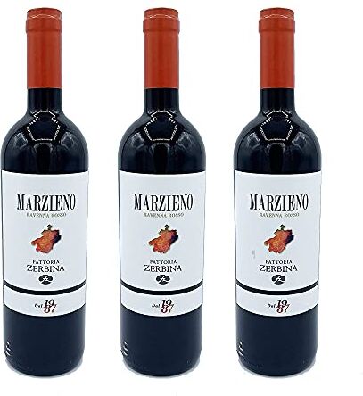 Fattoria Zerbina Tris Tre Bottiglie di  Marzieno Ravenna Rosso IGT 2013 14% vol 750ml