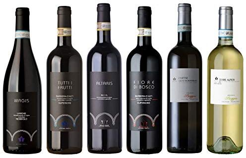 Boggero Bogge Wine selezione Barbera D'Asti Superiore Nizza Nebbiolo- Cortese Arneis 6 bott 0,75L