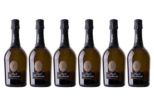 BATASIOLO , PINOT CHARDONNAY SPUMANTE BRUT, Vino Bianco, Spumante Secco, Metodo Charmat Martinotti Confezione da 6
