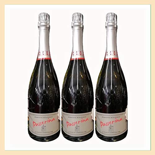 marche in italy 3x bottiglie vino Passerina Spumante Extra Dry BRUT biologico, cl 75, Cantina Le Vigne di Clementina Fabi, Montedinove, Ascoli Piceno, Italy, prodotto tipico marchigiano