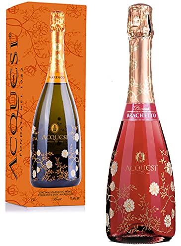 Acquesi Spumante Brachetto Doc      Tipico Piemonte   Bollicine Italiane   Dessert   Bottiglia Astucciata 75cl   Idea Regalo