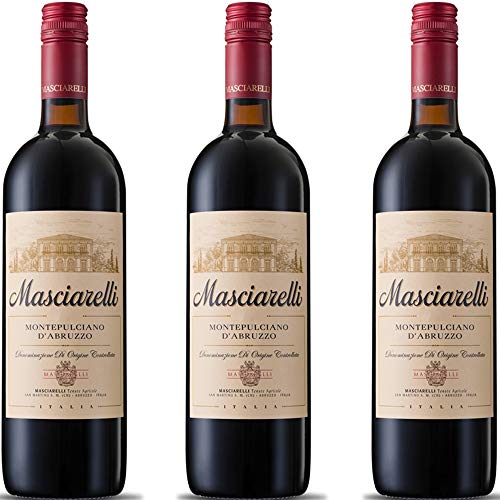 Masciarelli Montepulciano d'Abruzzo DOC      Vino Rosso Classico   3 Bottiglie 75 Cl   Idea Regalo