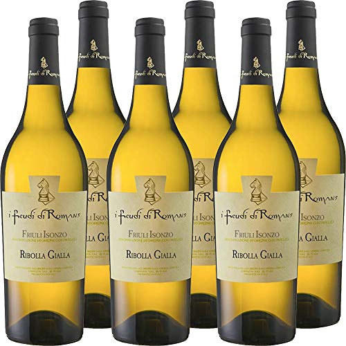 Feudi di Romans Ribolla Gialla Igt   Friuli Isonzo   I    Vino Bianco   6 Bottiglie 75 Cl   Idea Regalo