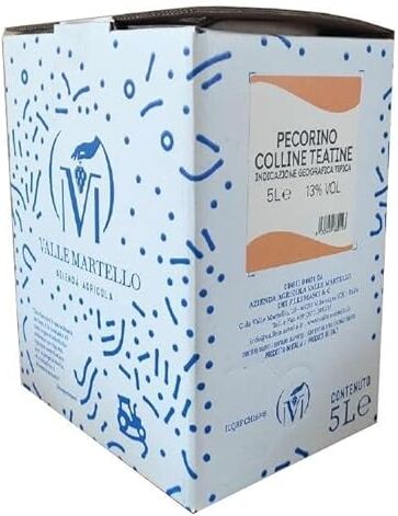 VALLE MARTELLO BAG IN BOX VINO BIANCO PECORINO IGT COLLINE TEATINE MIRIADE 5 LT