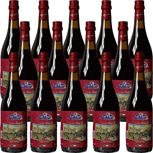 La Mura Vino Rosso da Tavola      Gragnano   Maxi Formato 15 Bottiglie 75Cl