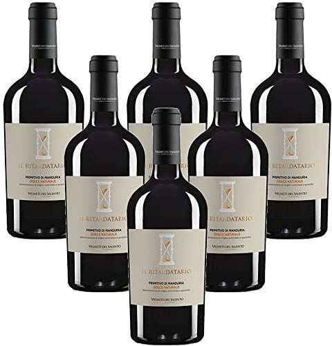 Vigneti del Salento Il Ritardatario Primitivo DOCG Dolce Naturale  (6 bottiglie 50 cl.)