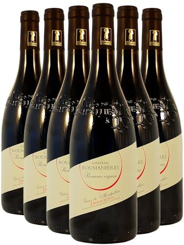 Generico Languedoc Grès de Montpellier Romance Exquise rosso 2020 Château Roumanières DOP Linguadoca Rossiglione Francia Vitigni Syrah,Mourvèdre 6x75cl