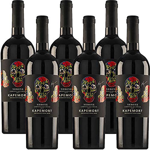 Donnachiara Aglianico Kapemort   Unconventional Wine   Teschi Colorati   Campania Igt    6 Bottiglie 75cl   Vino Rosso Leggendario