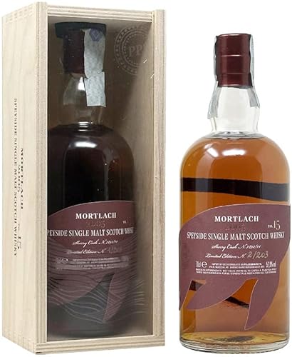 Generico Mortlach Highland SINGLE MALT SINGLE CASK SCOTCH WHISKY 15 Years Old 70cl ASTUCCIATO Bottiglie Numerate PELLEGRINI Private Stock