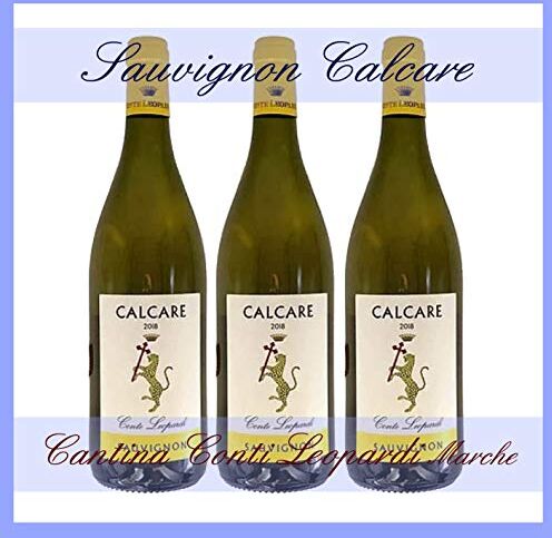 marche in italy 3x CALCARE, MARCHE SAUVIGNON IGT 0,75 l. Cantina Conti Leopardi, Marche