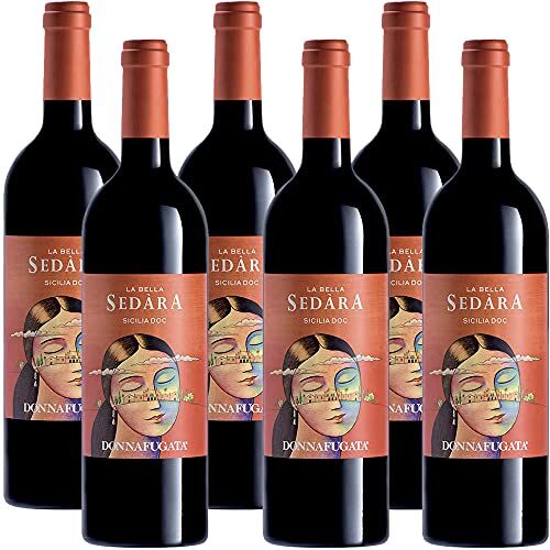 Donnafugata Vino Sicilia Doc   Sedàra    Rosso Siciliano   6 Bottiglie 75 Cl   Idea Regalo