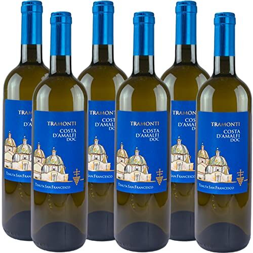 7438637523495 Tramonti Bianco Doc   Vino Costa D'Amalfi   Tenuta San Francesco   6 Bottiglie 75Cl   Eccellenza Costiera Amalfitana   Idea Regalo