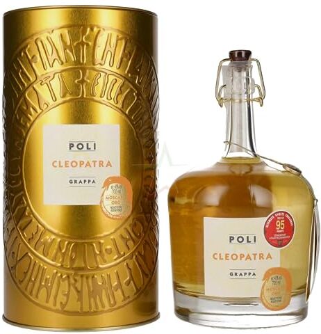 Poli Grappa Cleopatra Moscato Oro in Tinbox 40,00% 0,70 Liter