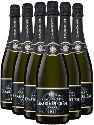 Generico Champagne Brut bianco 2015 Champagne Canard-Duchêne DOP Champagne Francia Vitigni Pinot Noir,Chardonnay,Pinot Meunier 6x75cl