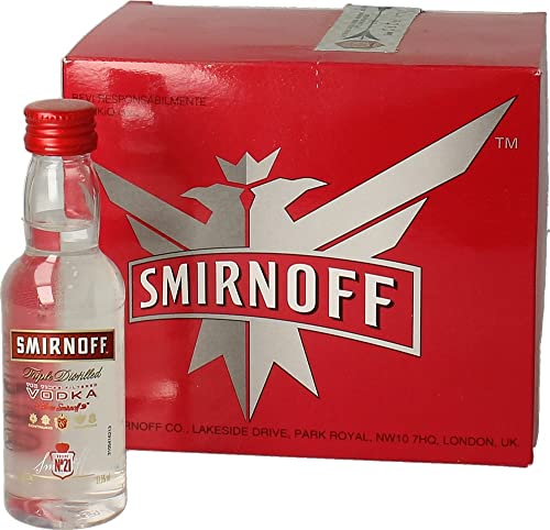 Vodka Mignon Smirnoff Red Pet Cl.5-50 ml