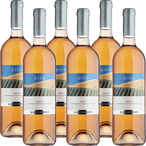 Libran Vino Rosato Cirò Classico Doc   di   Rosè di Calabria   6 Bottiglie 75Cl   Idea Regalo