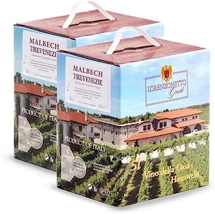 Lorenzonetto Confezione 2 Bag in Box Malbech Igt TreVenezie 5 litri –  Friuli Venezia Giulia