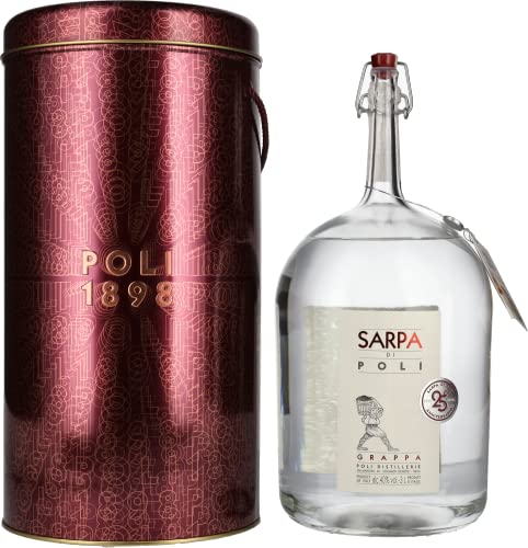 Poli , Grappa Sarpa di  in Giftbox 3 L