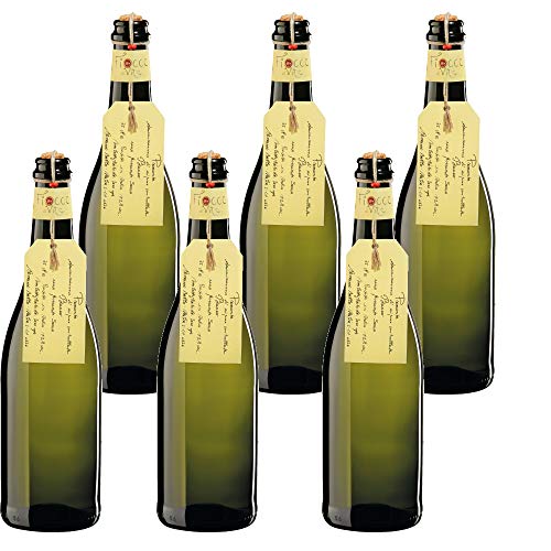 FIOCCO DI VITE Piemonte Doc Vino Bianco  Vino Frizzante 6 Bottiglie 6 x 75cl